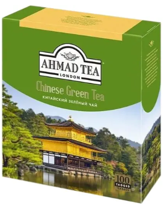 Чай зелений Ahmad Tea Китайський 180 г (100 шт. по 1.8 г)